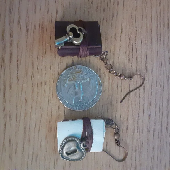 Book Earrings - Picture 6 of 6